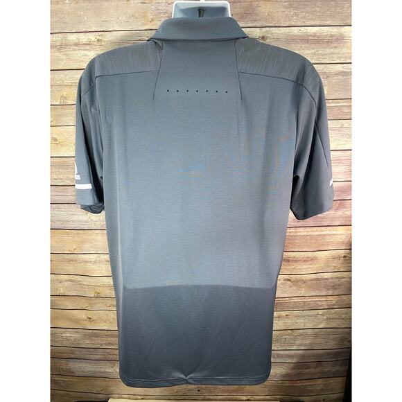 Miami Hurricanes Team Issued Men's Hall of Fame Adidas Polo Shirt Gray Large - Picture 2 of 13